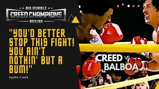 Big Rumble Boxing Creed Champions   Apollo Creed vs Rocky Balboa