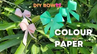 DIY PAPER BOW 🎀