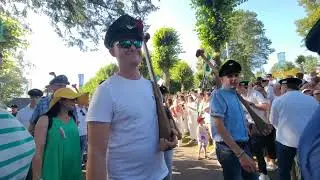 Sch&uuml;tzenfest Olpe 2024 - Sch&uuml;tzen treffen am Sch&uuml;tzenplatz ein (20. Juli 2024)