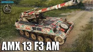 Колобанов на АРТЕ AMX 13 F3 AM ✅ World of Tanks лучший бой САУ 6 уровень