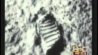 Moon photos: Astronauts' tracks, trash