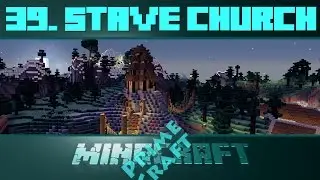 Minecraft ARCHES AND VAULTS (Stave Church) (Primecraft SMP E39, Vanilla Minecraft 1.11)