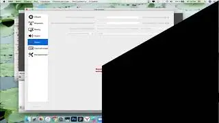 Половина экрана  чёрная в OBS Mac. Как решить
