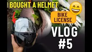 Helmet কিনতে গিয়ে রাস্তার পাশে বিশাল মাছ! 😲 Bike License Update 🛵