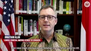 Ucapan HUT Ke-84 LKBN ANTARA dari Konjen Amerika Serikat di Surabaya