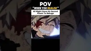 Both Were Chosen By All Might | My Hero Academia Final Season #shorts