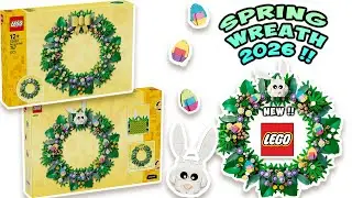 Ещё один венок из LEGO?!! Всё о весне!! (#40957) Посмотрите! Новинка 2026 года!