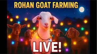 Goat Farming Girl LIVE! | Full Farm Lights, Goats & Fun Night Stream 🐐✨