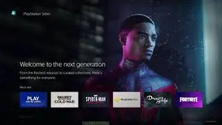 Playstation 5 ui Complete Dashboard