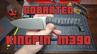 @CobraTecKnives Kingpin M390 - Потрясающий нож с фиксированным клинком!!! Для повседневного ношен...
