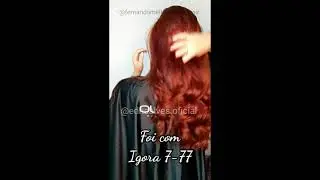 IGORA 7-77 COM 0-77 | Qual tom de ruivo que essa mistura d&aacute;?