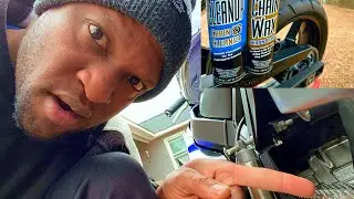 HOW TO CLEAN  YOUR MOTORCYCLE CHAIN!!￼