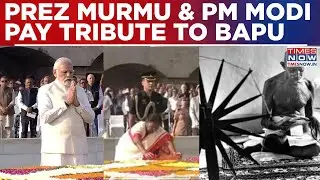 Prez Murmu, PM Modi & Others Pay Tribute To Mahatma Gandhi On 78th Death Anniversary At Rajghat