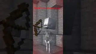 Java VS Bedrock skeleton 💀 (Minecraft Animation) #shorts