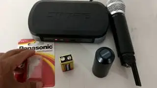 Microfone sem fio SHURE SM58 PG4 Problema
