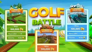 GOLF BATTLE - PLAYING IN ALL 3 TIERS AND GETTING BETTER WITH 14 MILLIONS COINS