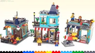🔄 LEGO Creator 2020 Townhouse Toy Store 3 in 1 review! 31105 re upload