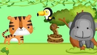 Animal Sounds Song! We're Going to the Farm and Jungle Song