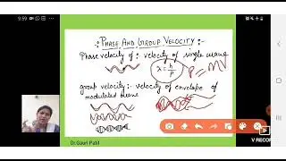 2. QM Phase and Group velocity