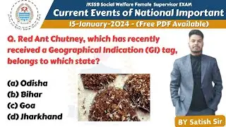Current Events of National Importance || Current affairs today for jkssb supervisor exam || Lec-01.