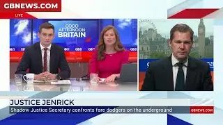 Robert Jenrick confronts fare dodgers on the underground