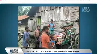 TV STREAMING - SEATODAY_TASK FORCE BATTALION 6 MARINES HAND OUT FREE  BOOKS