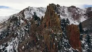 Snowy Palace in the Poudre Canyon