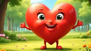 ❤️ I Am a Heart | Kids English Poem & Song | Fun Learning Shapes for Children