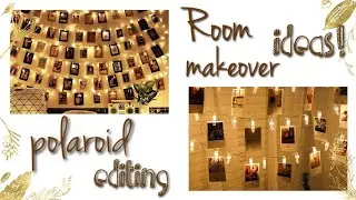 How to edit polaroid photos🔥|two easy methods|room makeover series1 | Malayalam #roommakeover #craft