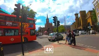 London walk, Moorgate to Kings Cross station | 4k London walking tour 2020