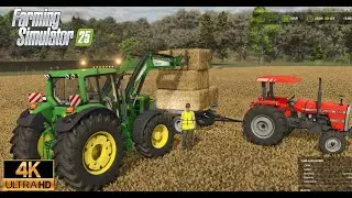 Farming Simulator 25 We are loading the bales.