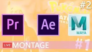 LIVE MONTAGE & 3D : Pokemon Platine Best off - sur After Effect & Maya - Blockbox Studio