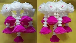 Jhumar Making idea for Diwali Decoration with Foam sheet/Foam se Jhumar banane ki vidhi