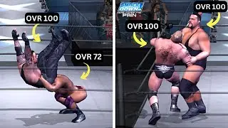 All 100 OVR Except Batista | 4-Man Battle Royal | WWE Smackdown Here Comes The Pain
