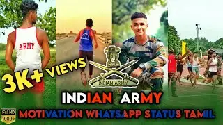 Indian Army Running Motivation Whatsapp Status Video in Tamil @cfcreations1996