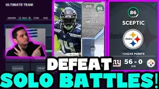 HOW TO GET TOP 100 IN SOLO BATTLES! DEFEAT SOLO BATTLES EASILY! MADDEN 21 ULTIMATE TEAM!