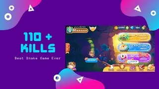 Best Snake Game Ever Multiplayer Online ! 110+  Kills . Longest snake
