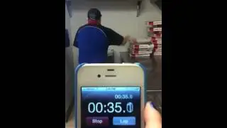 New record for folding Dominos Pizza boxes