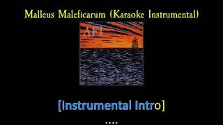 AFI - Malleus Maleficarum (Karaoke Instrumental)