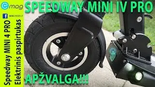 Minimotors SPEEDWAY Mini 4 PRO 13Ah - Apžvalga LT