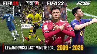 Гол Левандовски на последних минутах в каждой игре FIFA | 2009 - 2026 |