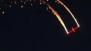 Johan Gustafsson Glider Night Flying Display Friday Night Avalon Airshow 2017