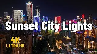 Evening Aerial View of Chongqing, China 🇨🇳 | Stunning Drone Footage in 4K