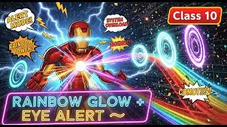 Class : 10 Ironman Alert Mode! 🚨 Rainbow Chest Glow + Eye Lights
