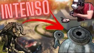 ROBOT VS DEATHCLAW en la NOCHE! Mejores Momentos Fallout 4 VR (REALIDAD VIRTUAL)