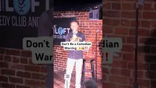 Don&rsquo;t be a Comedian😂‼️⚠️ #comedy #standupcomedy #standup #funny #crowdwork