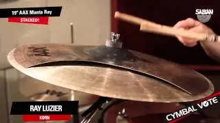 CYMBAL VOTE - Ray Luzier Demo's the 19
