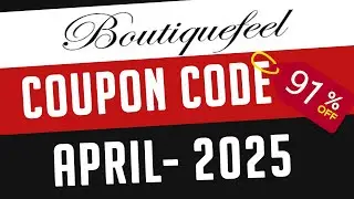 Boutiquefeel Coupon Code 2025 🔥 2025 🔥 Updated Today 🔥Boutiquefeel Discount Code 2025