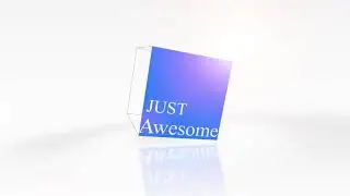 3D BOX INTRO BLUE