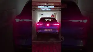 VW T-Roc LED Matrix Light Show, Lichtspiel, Logo Beleuchtung Emblem Licht 🤗😱👌✌️